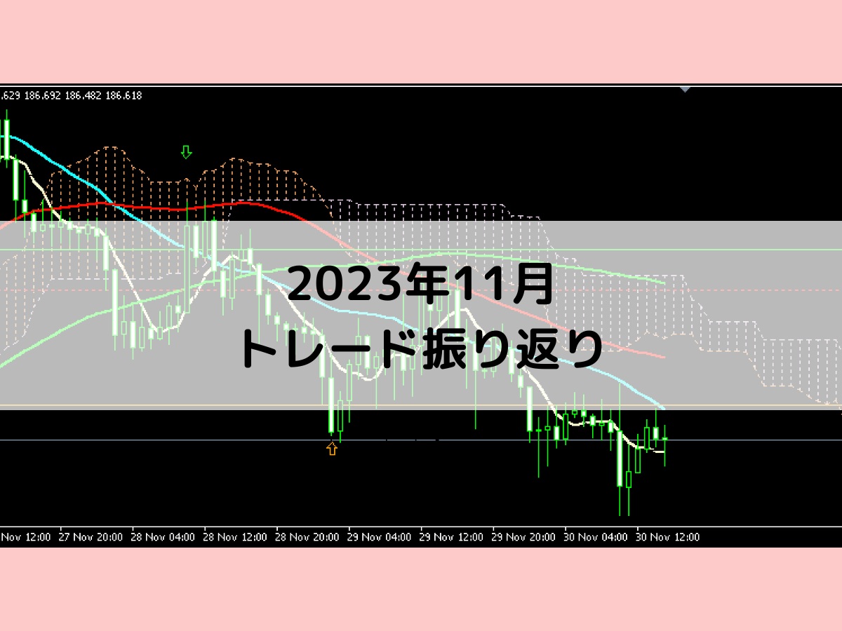 2023年11月のポンド円チャートで振り返るトレード
